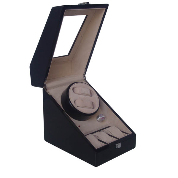 OEEA Dual Watch winder with 3 watch storage TWB202