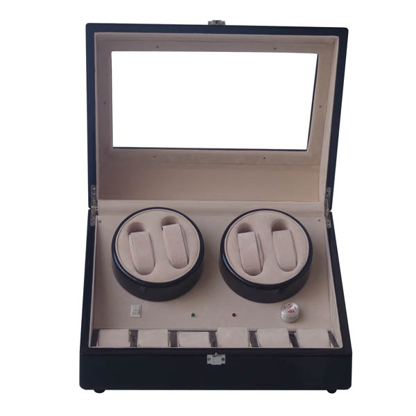 OEEA 4 Watch winders with 3 watch storage TWB204