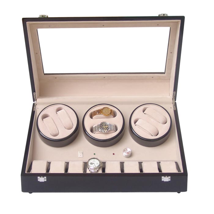 OEEA 6 Automatic watch winder with 8 watch box TWB206